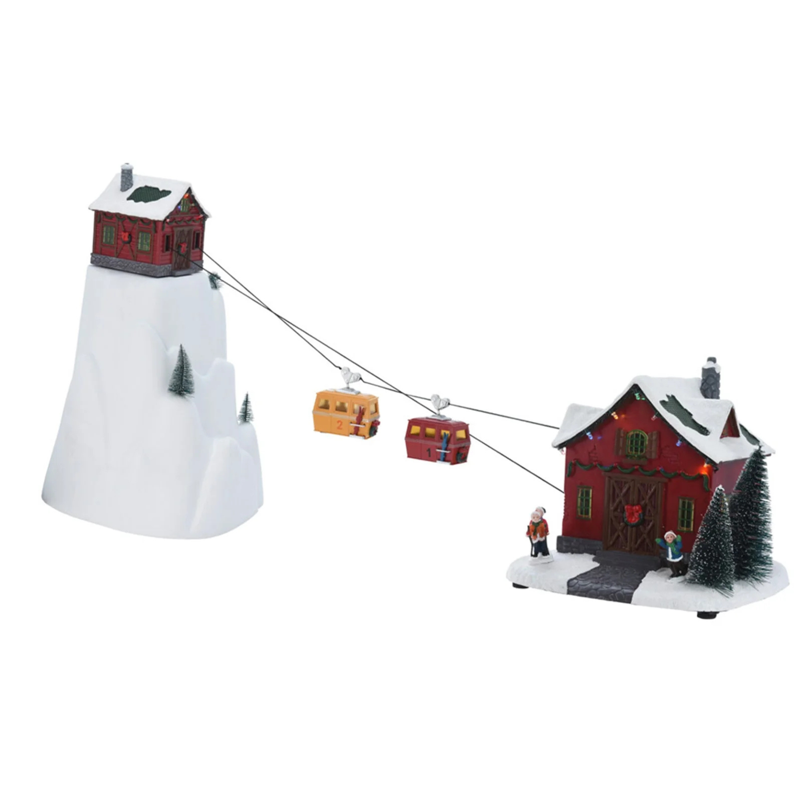 Téléphérique de Noël 16 LEDS