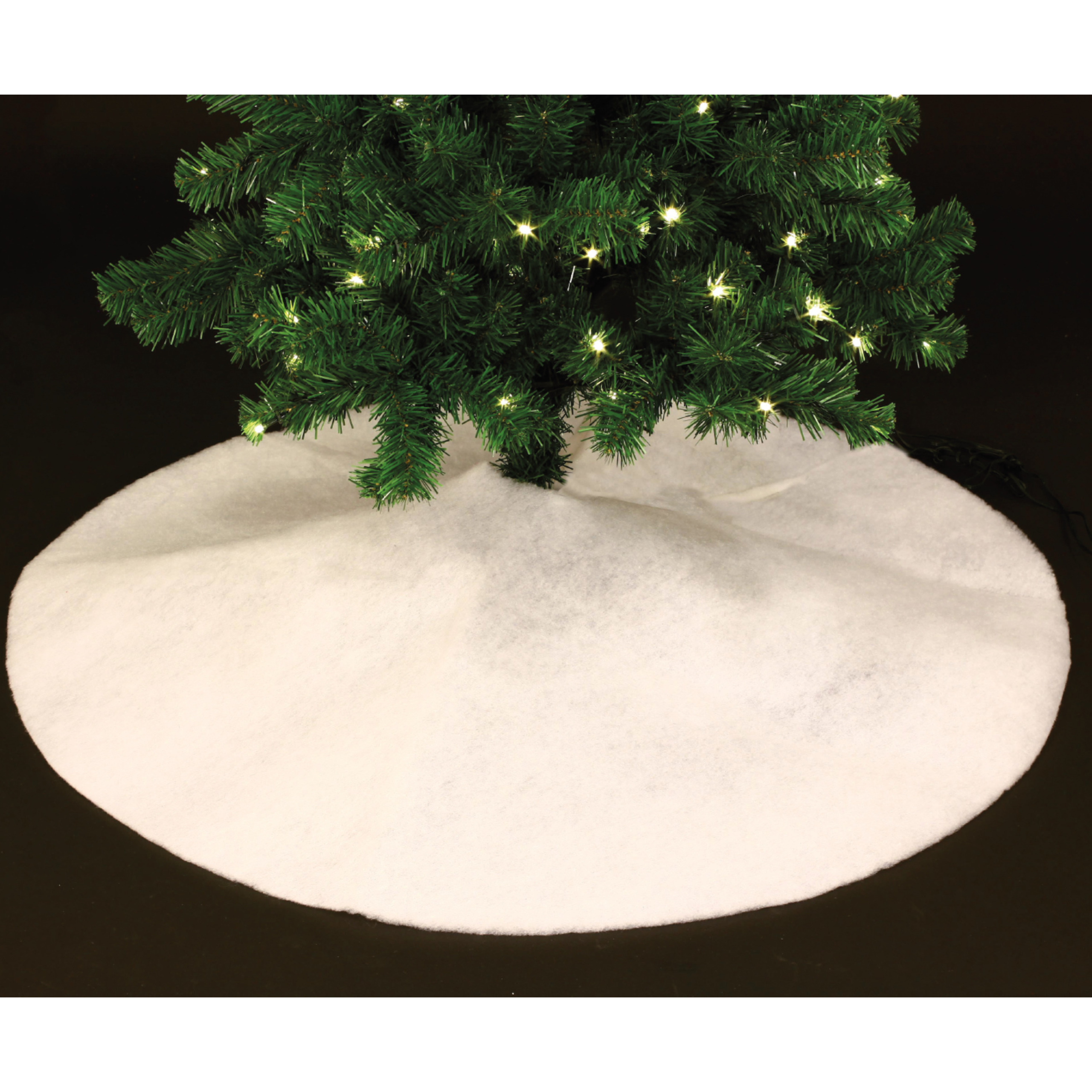 Tapis de sapin effet neige